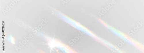 PNG crystal rainbow light prism with sparkle beam and transparent glow, bokeh shine on radiant spectrum light background, PNG 1920 glitter flare with glowing light and crystal reflection.
