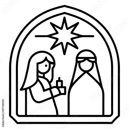 virgin mary and joseph