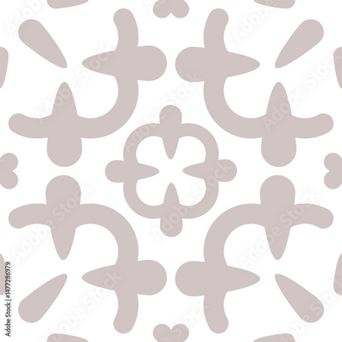 A seamless small floral tile pattern, perfect for textiles and wallpaper designs.