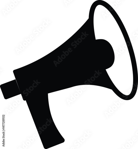 Loudspeaker megaphone icon collection. Megaphone icon set. advertising, bullhorn icon. Element of marketing and advertising icon for mobile concept and web apps.
