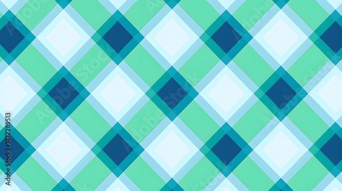 Wallpaper Mural Professional Rhombic Contrast Tartan Plaid Seamless Pattern for Creative Designs Torontodigital.ca