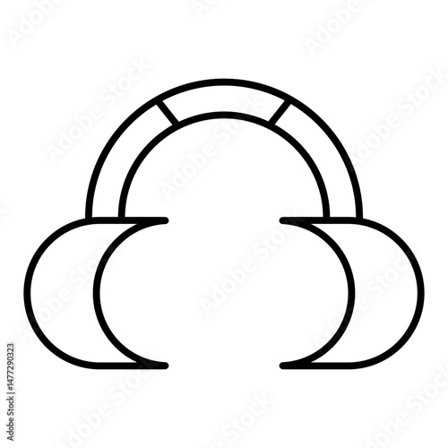 Cheek Retractor line icon