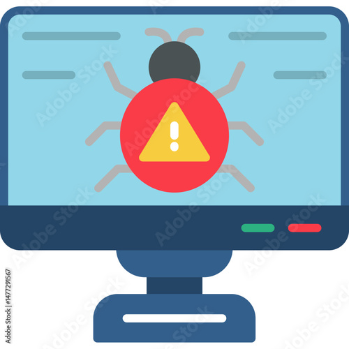 Computer Bug Icon
