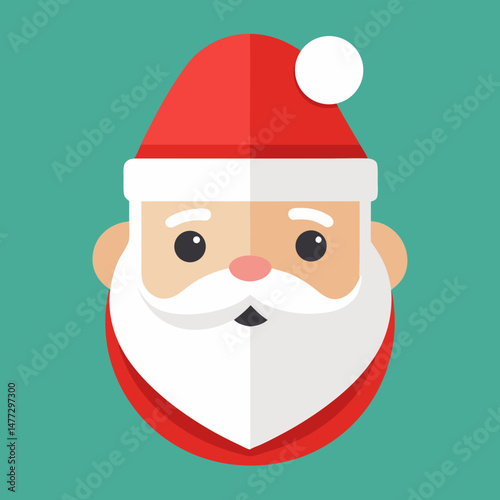 vector illustration of santa