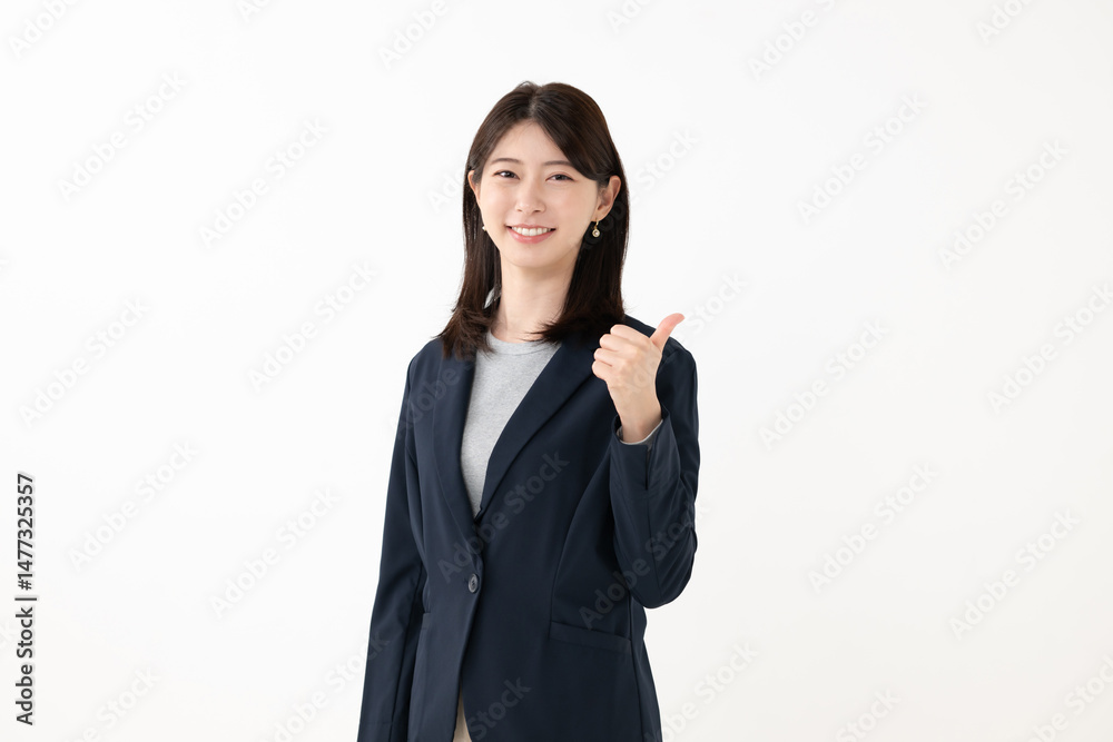 笑顔の女性 笑顔の女性
