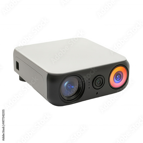 Discover the best portable mini projector for home theater and travel use on transparent background