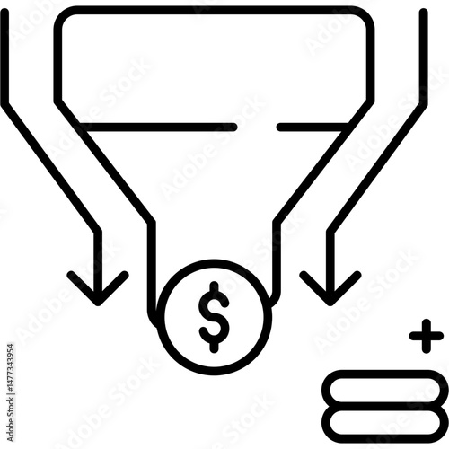 Sales pipeline Icon