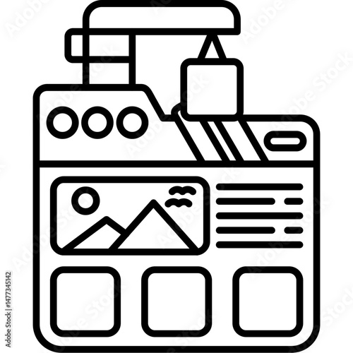 Website builder Icon