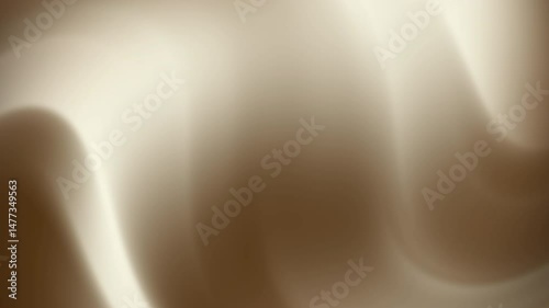 Satin Glow Drift – Beige Abstract Gradient Flow Animation. A smooth flowing beige and cream abstract gradient animation. Ideal for luxury visuals, beauty brands, presentation backgrounds, 