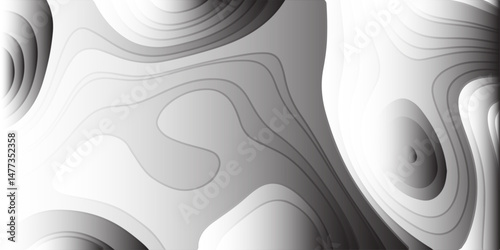 "Create a modern abstract background featuring smooth, topographic-style contour lines in varying shades of gray and brown. The design should have a fluid, organic appearance with subtle gradients.
