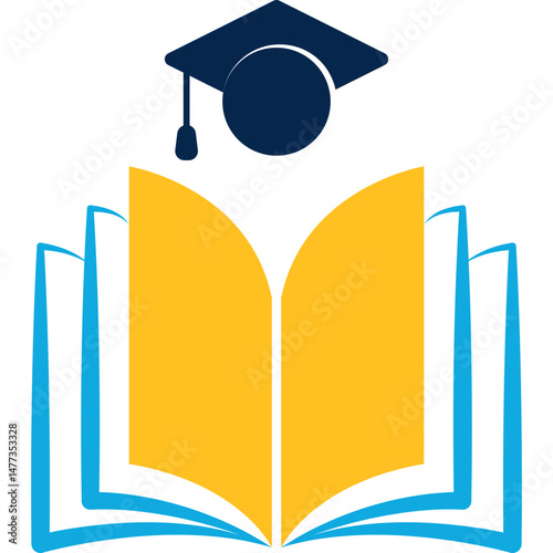 College Education Logo Vector Illustration