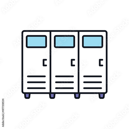 Sports Cabinets Vector icon