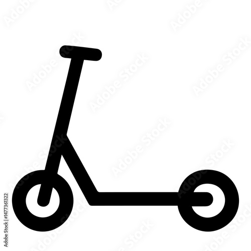 Scooter icon on white background vector
Vector travel icon