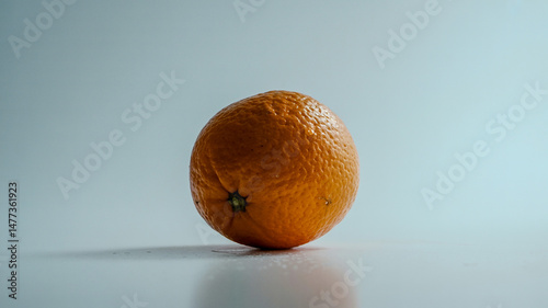 Isolated orange fresh simpleton image