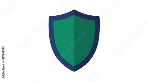 Simple Green Shield on White Background for Protection Concept Free Download Simple Green Shield on White Background for Protection Concept - GFXLoad