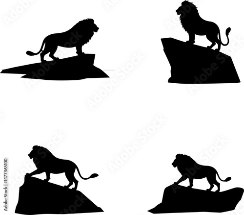 Animal Bigfoot & Wildlife Silhouettes for Outdoor and Nature-Themed Designs