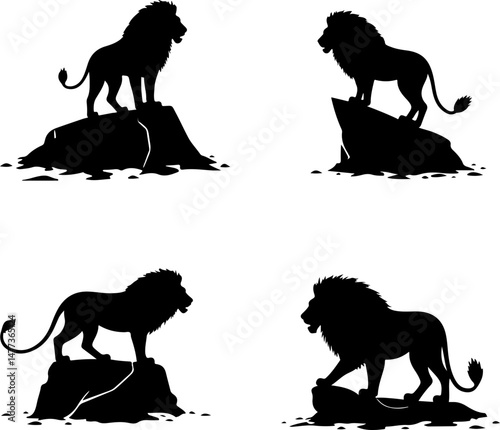 Animal Bigfoot & Wildlife Silhouettes for Outdoor and Nature-Themed Designs