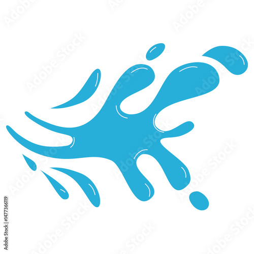 Set of Water drops, black sea ocean waves stencil. Liquid elements, cry droplet icons vector set. Ink, sauce, river isolated splashes