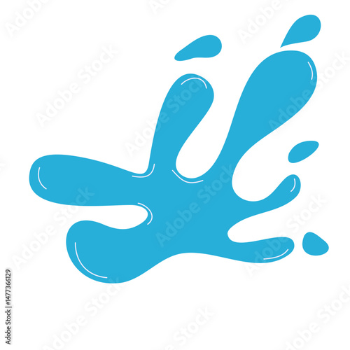 Set of Water drops, black sea ocean waves stencil. Liquid elements, cry droplet icons vector set. Ink, sauce, river isolated splashes