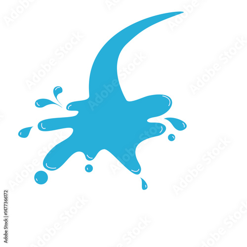 Set of Water drops, black sea ocean waves stencil. Liquid elements, cry droplet icons vector set. Ink, sauce, river isolated splashes