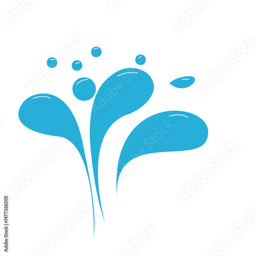 Set of Water drops, black sea ocean waves stencil. Liquid elements, cry droplet icons vector set. Ink, sauce, river isolated splashes