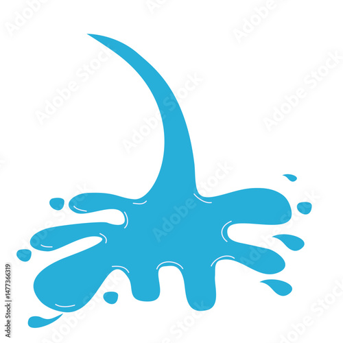 Set of Water drops, black sea ocean waves stencil. Liquid elements, cry droplet icons vector set. Ink, sauce, river isolated splashes