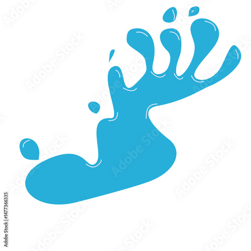 Set of Water drops, black sea ocean waves stencil. Liquid elements, cry droplet icons vector set. Ink, sauce, river isolated splashes