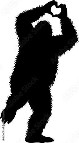 Bigfoot & Wildlife Silhouettes for Outdoor and Nature-Themed Designs