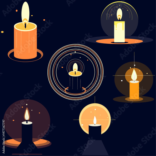 “Candle of the Soul – Minimal Spiritual Vector Set