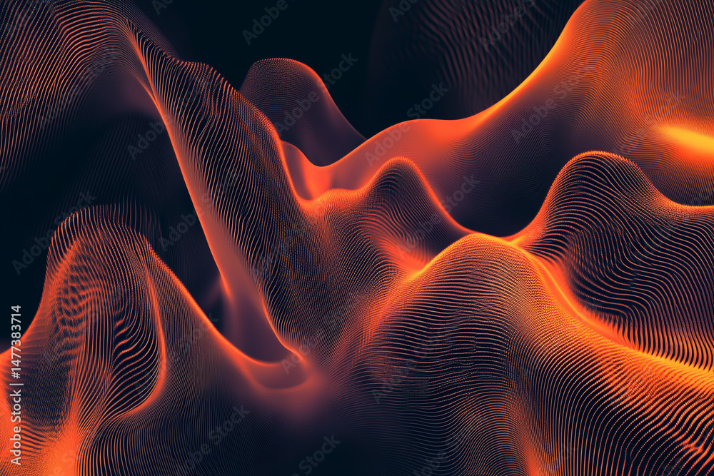Fototapeta premium Abstract dynamic background with trendy gradients and 3D vector effects, ideal for advertising, marketing materials, web design, presentations, and creative projects.