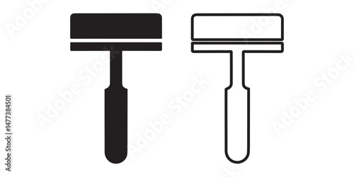 Shaving Tools Collection Icon. Manual Shaving Tools Illustration. Razor.