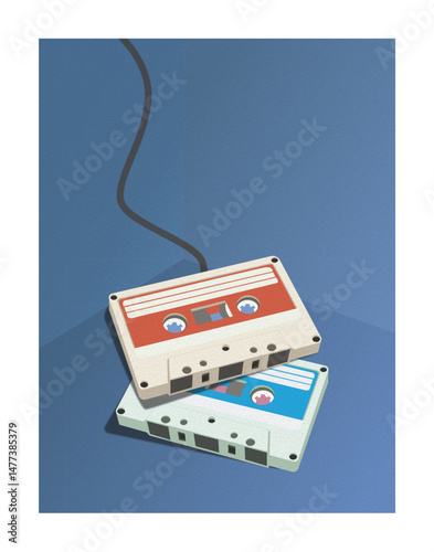 Free Cassette Tape Mockups clasic