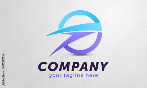 Airflow Travel Logo – Abstract Airline Symbol