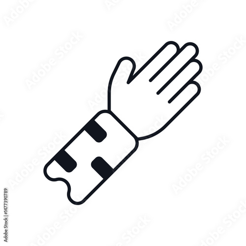 Arm Guard Vector icon