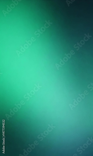 Abstract gradient background in shades of teal and green with smooth blending