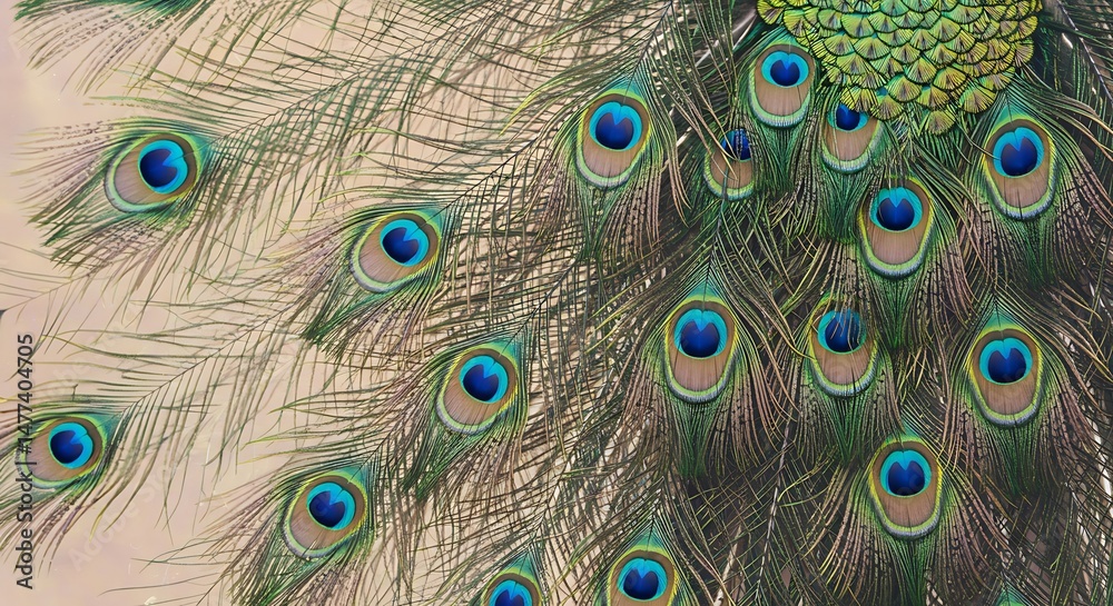 Obraz premium Eyes of the Peacock