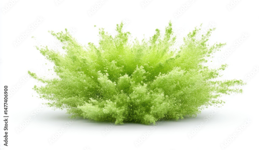 Fototapeta premium Light Green Bush Explosion