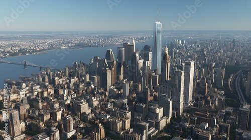 Modern city of new york