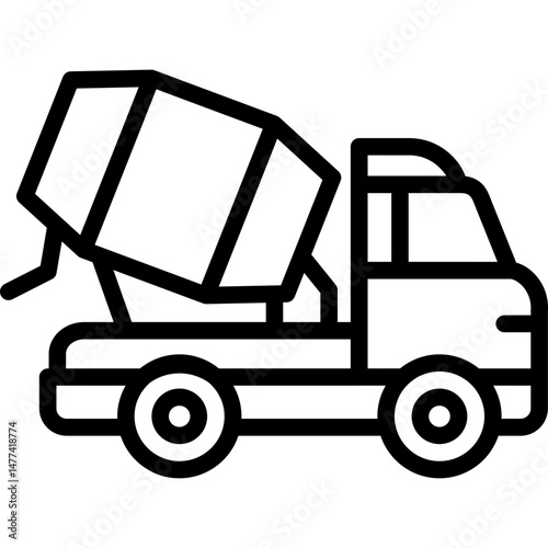 mixer truck icon