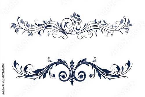 Elegant floral dividers