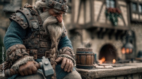 Medieval character outdoor