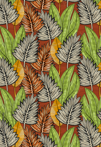 Fototapeta Naklejka Na Ścianę i Meble -  Pattern Spirng Summer for fashion