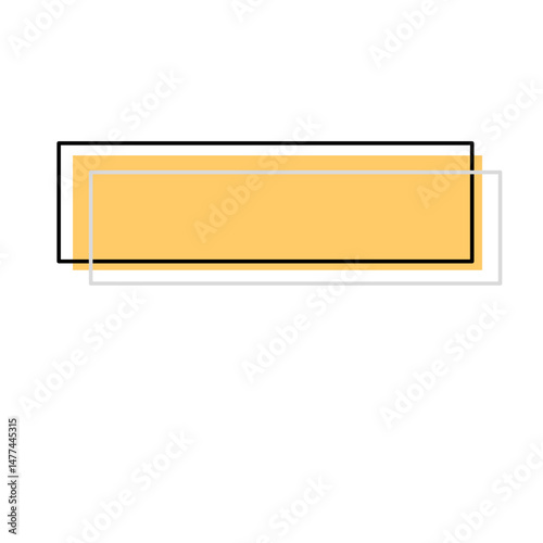 Free Download Minimalistic graphic banner with layered rectangular frames against black backdrop - GFXLoad