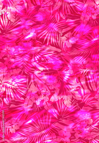 Fototapeta Naklejka Na Ścianę i Meble -  Pattern Spirng Summer for fashion