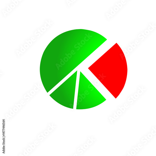 Abstract vibrant segmentation artwork featuring dynamic geometric precision concept