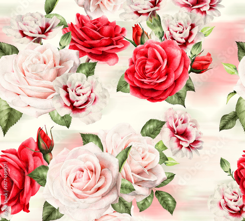 Fototapeta Naklejka Na Ścianę i Meble -  Pattern Spirng Summer for fashion