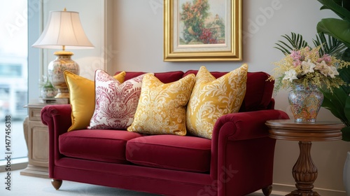 Cozy living room design modern apartment interior photography bright environment inviting viewpoint comfort concept