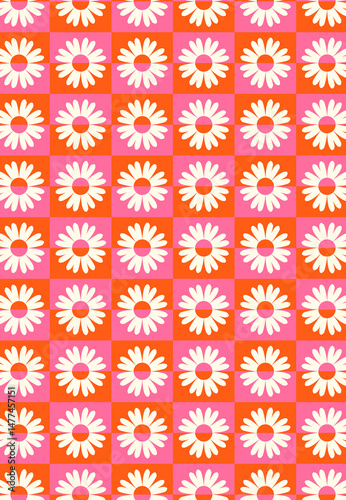 Fototapeta Naklejka Na Ścianę i Meble -  Patter Spring Summer seamlesss fo fashion