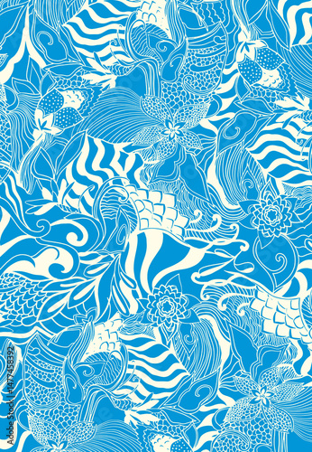 Fototapeta Naklejka Na Ścianę i Meble -  Pattern Seamless print 