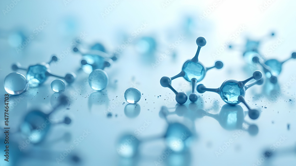 Pharmaceutical Innovation Background with Smooth Transition from Pure White to Cerulean Gradient Adorned with Elegant Molecular Models Pharmaceutical Innovation Background with Smooth Transition from Pure White to Cerulean Gradient Adorned with Elegant Molecular Models